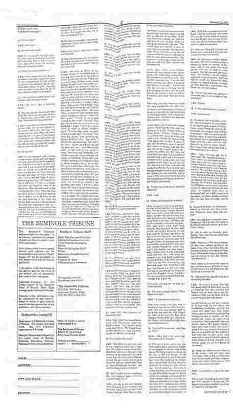 The Seminole Tribune