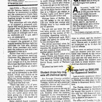 Newspaper Article: Sun-Sentinel - Snags Hold Up $500,000 for Rosewood Families